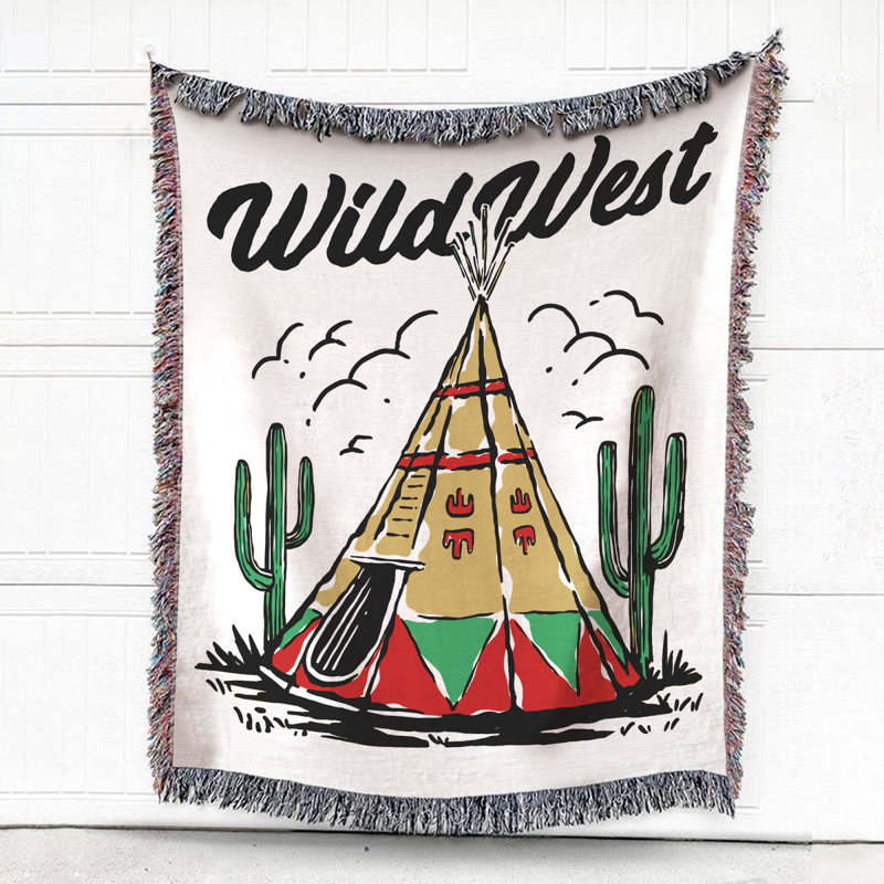 100% Cotton Throw, 60" x 80"