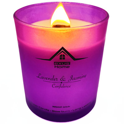 Lavender Jasmine Scented Jar Candle