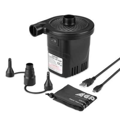 Pompe à air électrique rechargeable USB pour matelas pneumatique