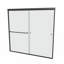 Porte de douche coulissante double demi-cadre l 56 "x H 58" x H 56 "-85583392
