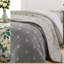 Cozy Grey Bedding Sets, Polyester Coverlets With Rustic Charm For Home