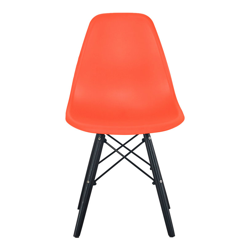 Chaise d'appoint Baranowski, Orange / noir, 4