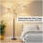 Three-Color Temperature & Dimmable Three-Head Floor Lamp: Create A Cozy Home Lighting Ambiance