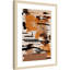 «Earthy Strokes» par Treechild, impression sur bois encadrée