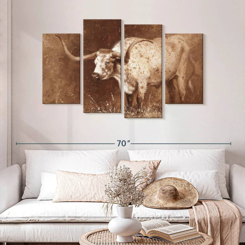 Brampt Sienna Speculation, 32" H x 52" W