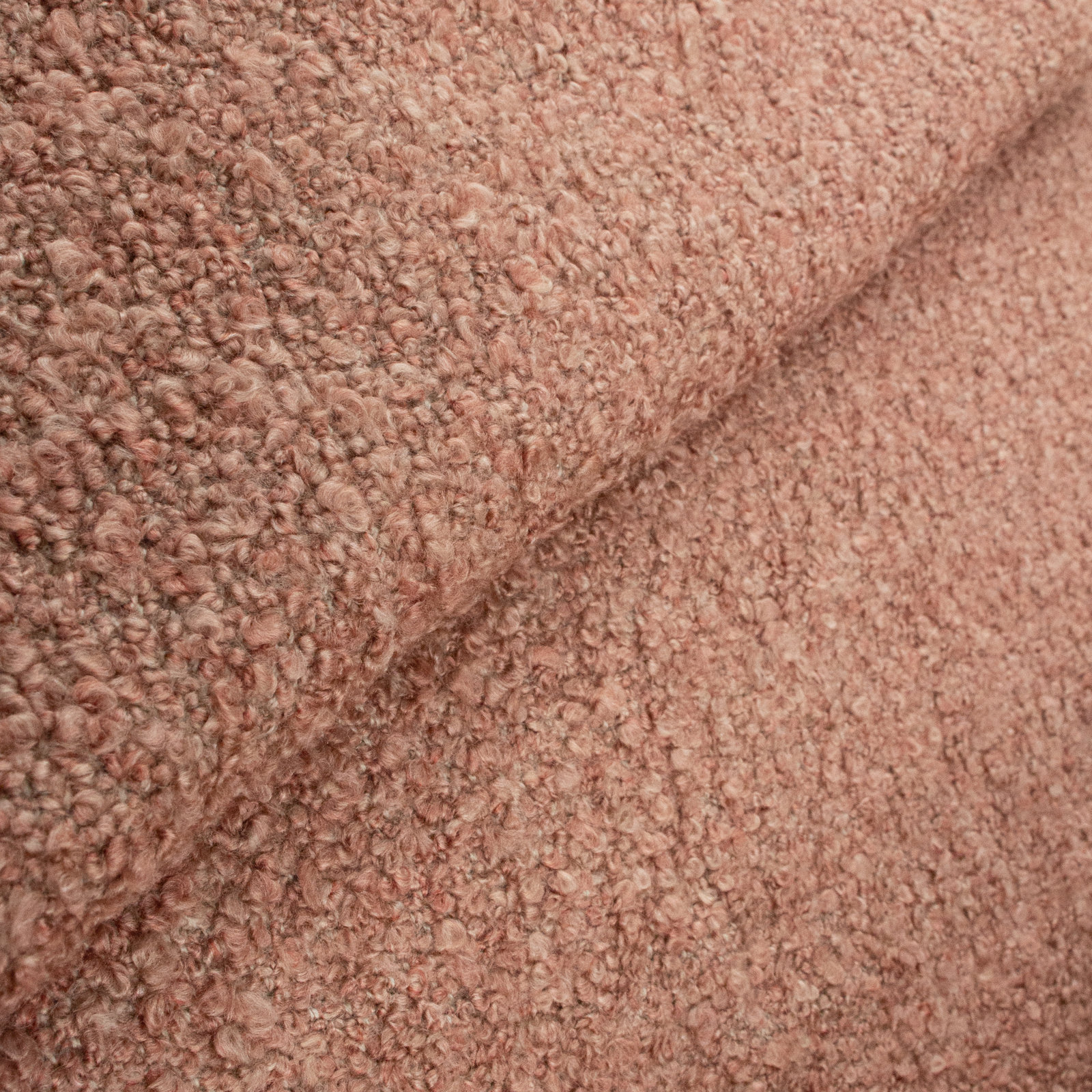 Begonia Dining Chair, Plush Blush Boucle