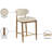 Riccio Vegan Leather Upholstered Stool-808188749-808188746-808188753