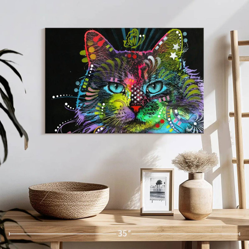 Blue Stare, 16" H x 24" W