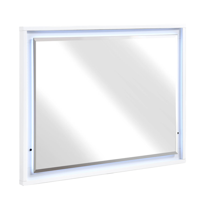 Brierley Touch-Activated LED Accent Mirror