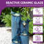 32"H 4-Tier Vase Ceramic Outdoor Fountain with LED Light-1971241777