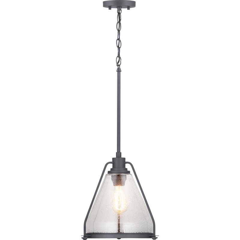 Luminaire suspendu à 1 lumière Propst, Graphite