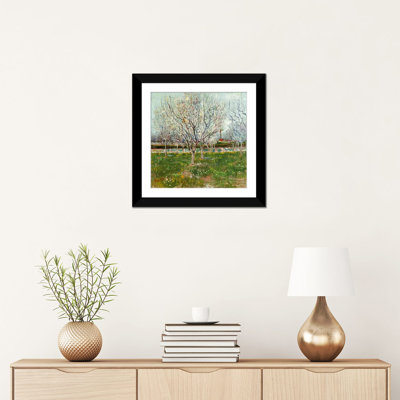 « verger en fleur (prune trees) » par vincent van gogh, reproduction d’art sur toile