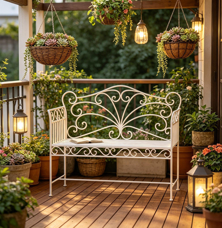 Banc de jardin extérieur, banc de jardin, banc de véranda