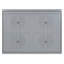 Lit escamotable double pleine grandeur, gris