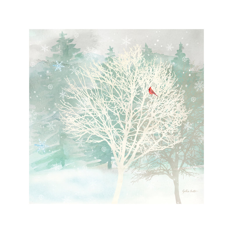 Winter Wonder Ii by Cynthia Coulter - Wrapped Canvas Giclee Art Print, 93.98 cm H x 93.98 cm W x 3.175 cm D
