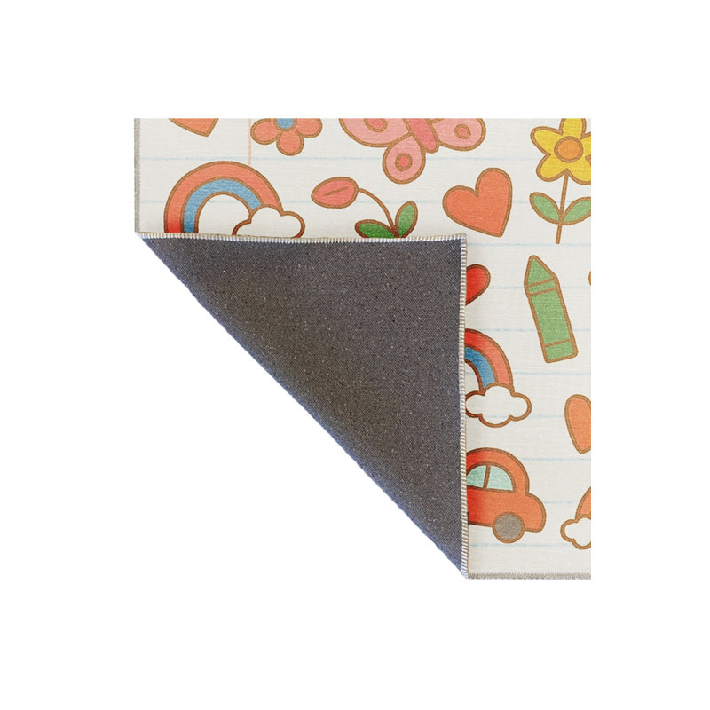 Tapis beige tissé Mosso, 2'6" x 4'11"