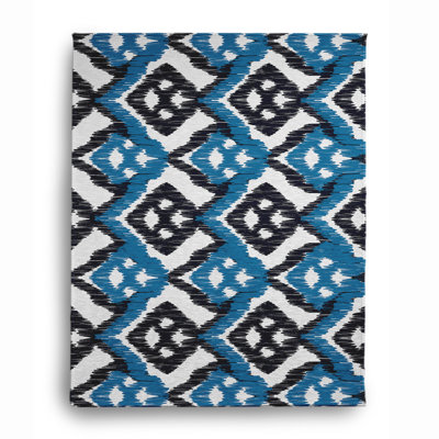 Chenille Ikat Indoor Rug