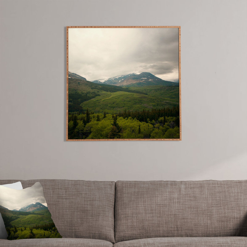 « wild montana », reproduction de photo encadrée, H 30 po x l 30 po x P 1 po