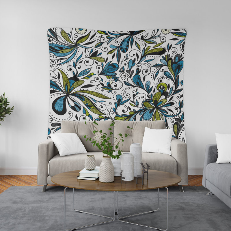 Tapisserie murale, H 88 po x l 104 po