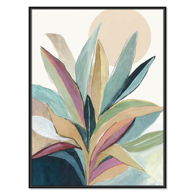Sherbrooke Sunny Bright Leaves I by Asia Jensen Print