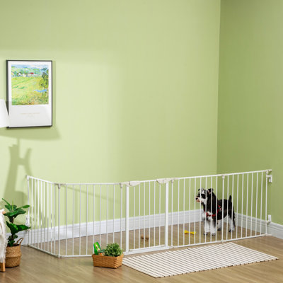 Parc pour chien d'intérieur pour petits chiens de taille moyenne avec porte