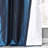 Ryker Ruched Solid Faux Silk Taffeta Room Darkening Curtains for Bedroom & Living Room Curtains - Single Panel Drapes-1838551270-1838551279