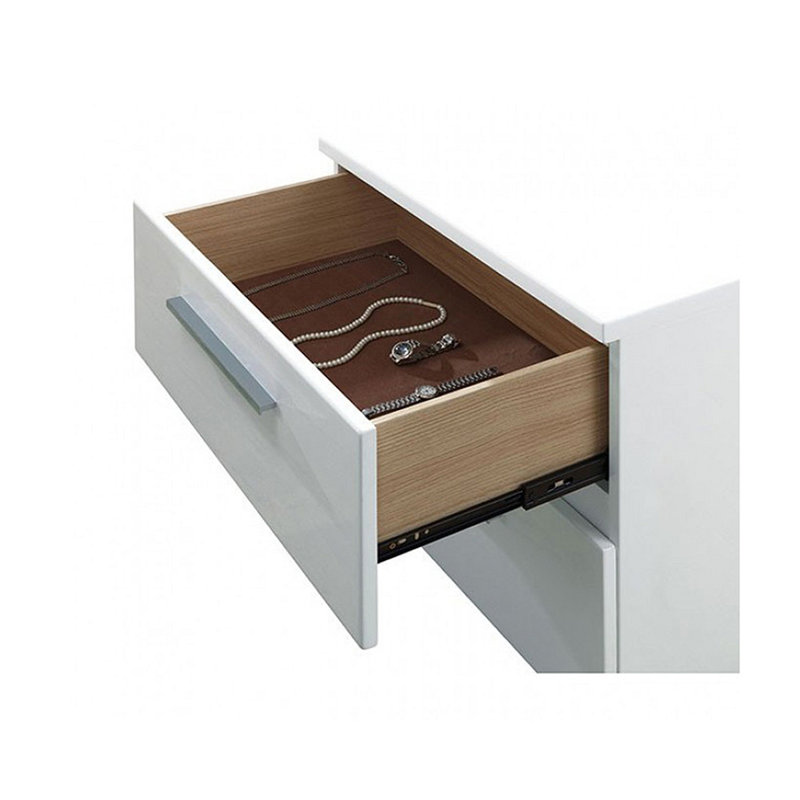 Table de chevet 2 tiroirs en bois