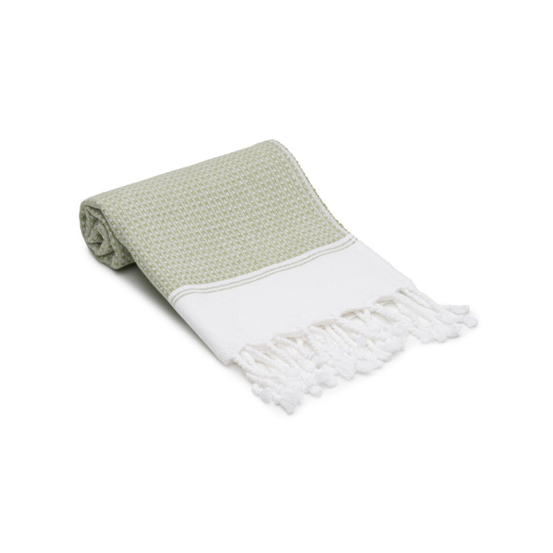 Ensemble de serviettes en coton Pria, Sage Green