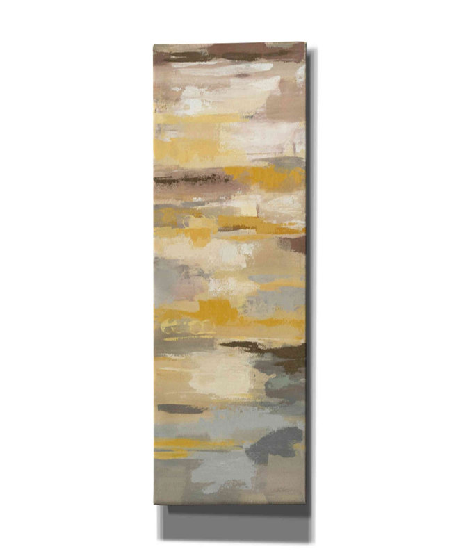 Etsuko Earth Abstracts I by Silvia Vassileva, 60" H x 20" W x 1.5" D