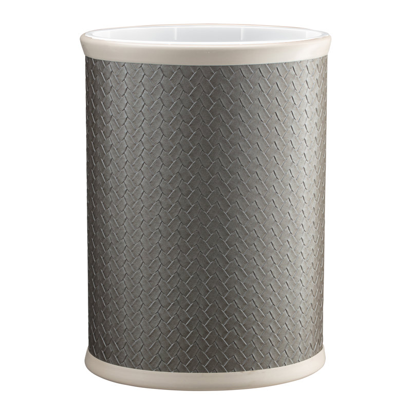 Corbeille pour déchets ouverte en plastique 3,25 gallons Bendross, Argent