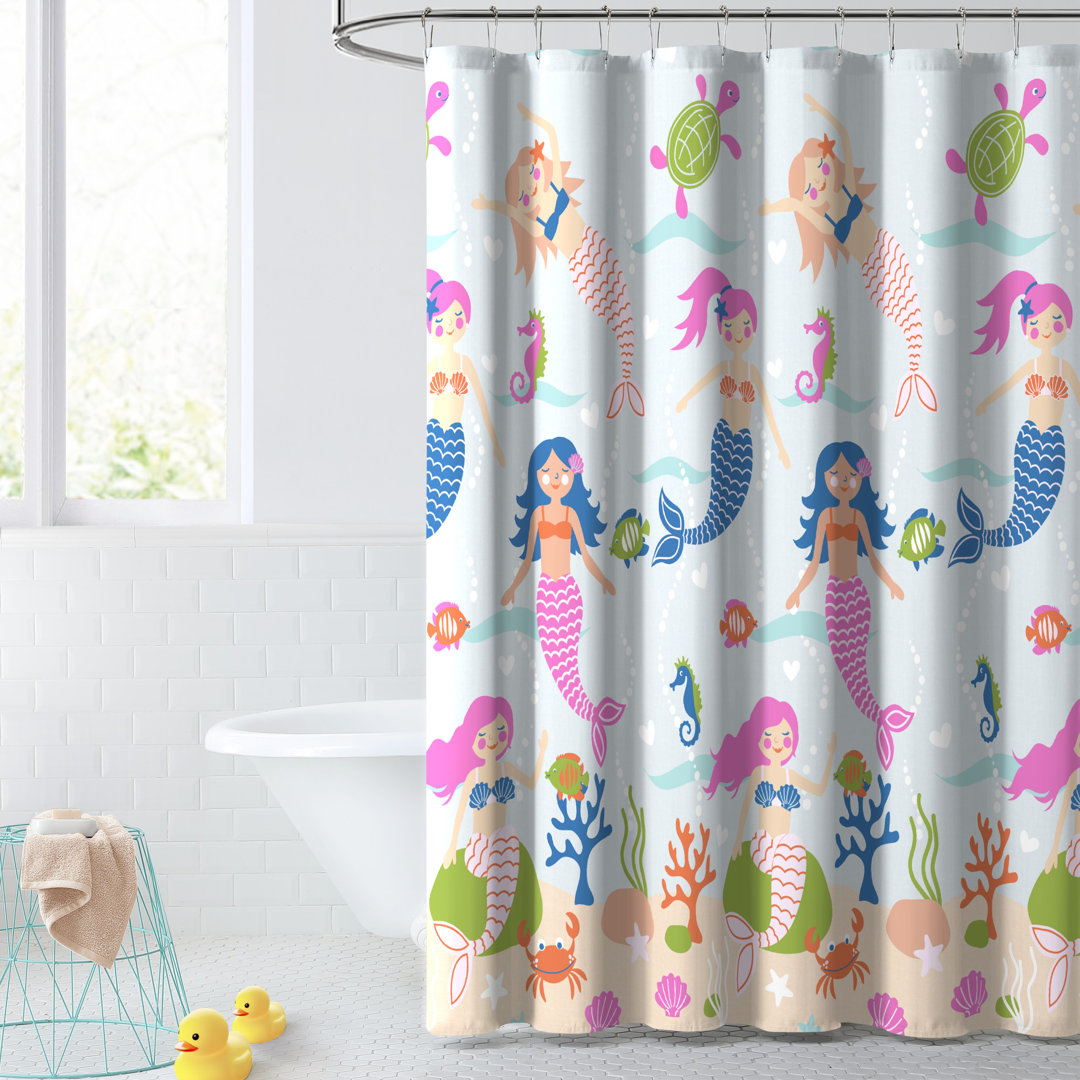 Mermaid Dreams Shower Curtain Dream Factory
