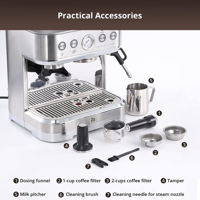 NANAN Espresso Machine Combo Brewer