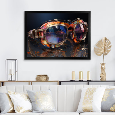 Futuristic Elegance Sunglasses I - Chanel Wall Art