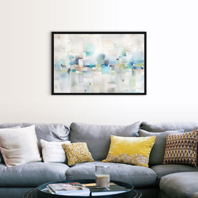 Cityscape Abstract by Cynthia Coulter - Painting Print on Canvas