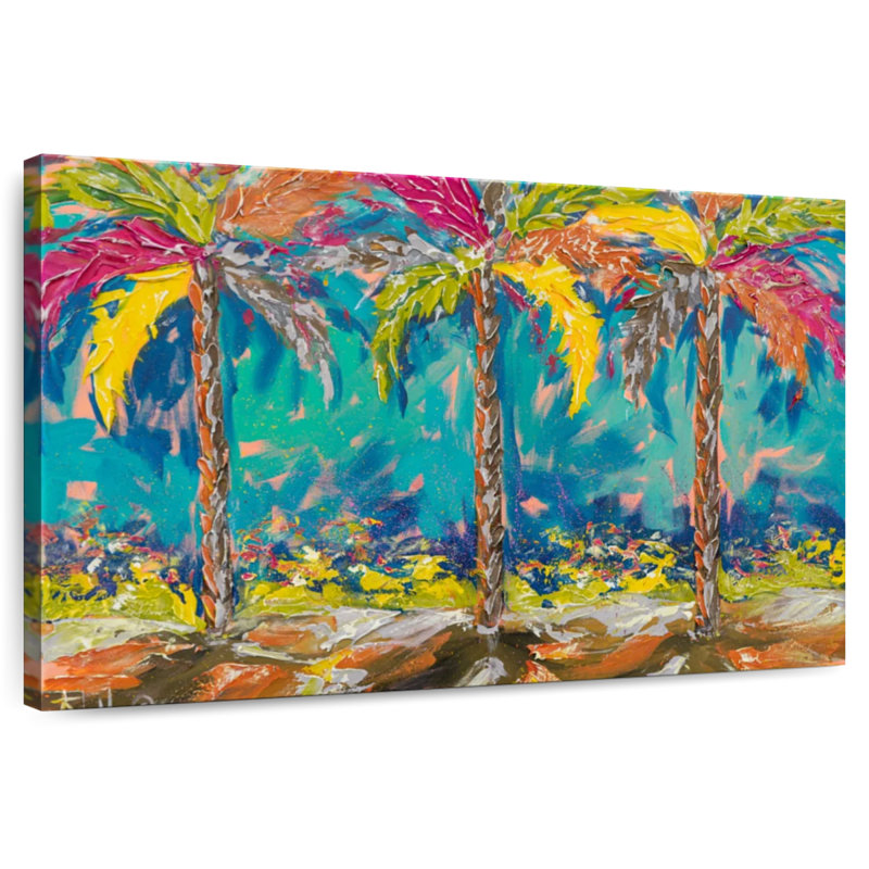 Harnek Summer Tropical Palms, 8" H x 12" W