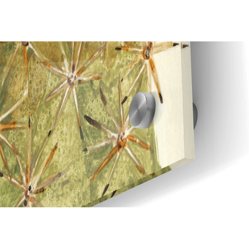 Art mural en verre épique «Cactus Blossoms II» par Tim O'Toole, H 24 po x l 36 po x P 0,2 po