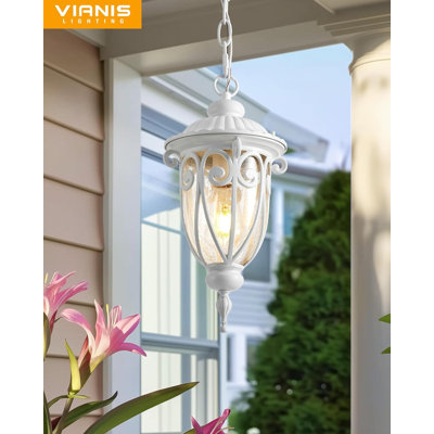 Luminaire suspendu d'extérieur câblé 17 po