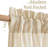 Linen Striped Kitchen Valance-108938959