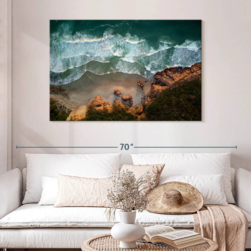 Gillard Coastal Waves, H 32 po x l 48 po