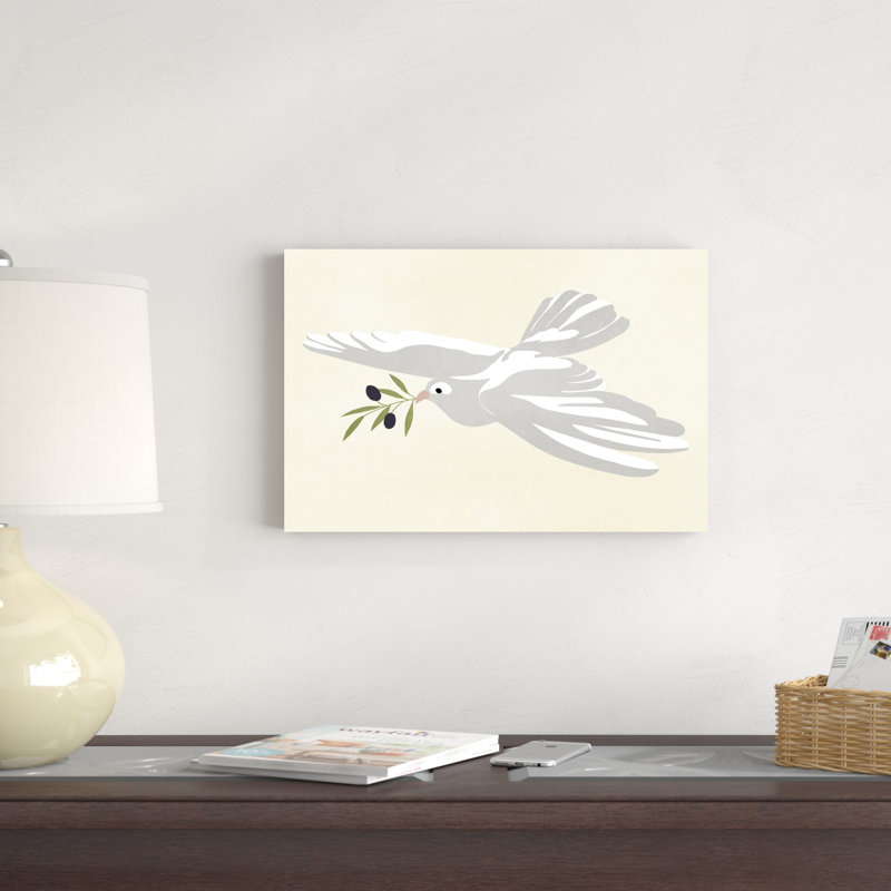Olive Branch Dove I, H 12 po x l 18 po