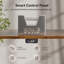 Adjustable Height Steel Standing Desk with Built-In Electrical Outlet-871027704-871027703