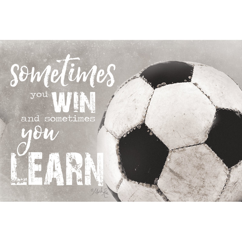 Soccer -Sometimes You Win by Marla Rae - Wrapped Canvas Painting, 8" H x 12" W, No, Wrapped Canvas