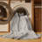 Machine Washable Abstract Gray Area Rug-1501098657