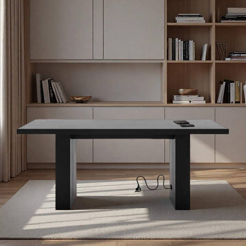 Buariki, 29.53" H x 55.12" W x 27.56" D, Black