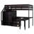 Anchor Wooden Loft Bed with Drawers, Desk & Wardrobe-2035024167-2035024162