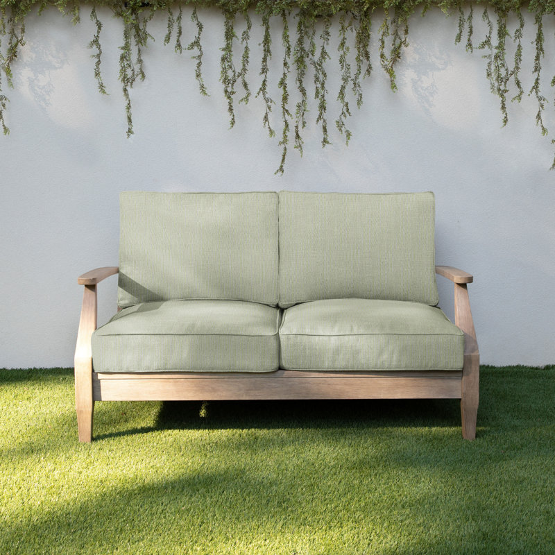 Coussin Sunbrella, L 23 po x P 25 po, Vert