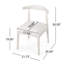Chaise d'appoint rembourrée Ione Asheboro-486447752-486447753