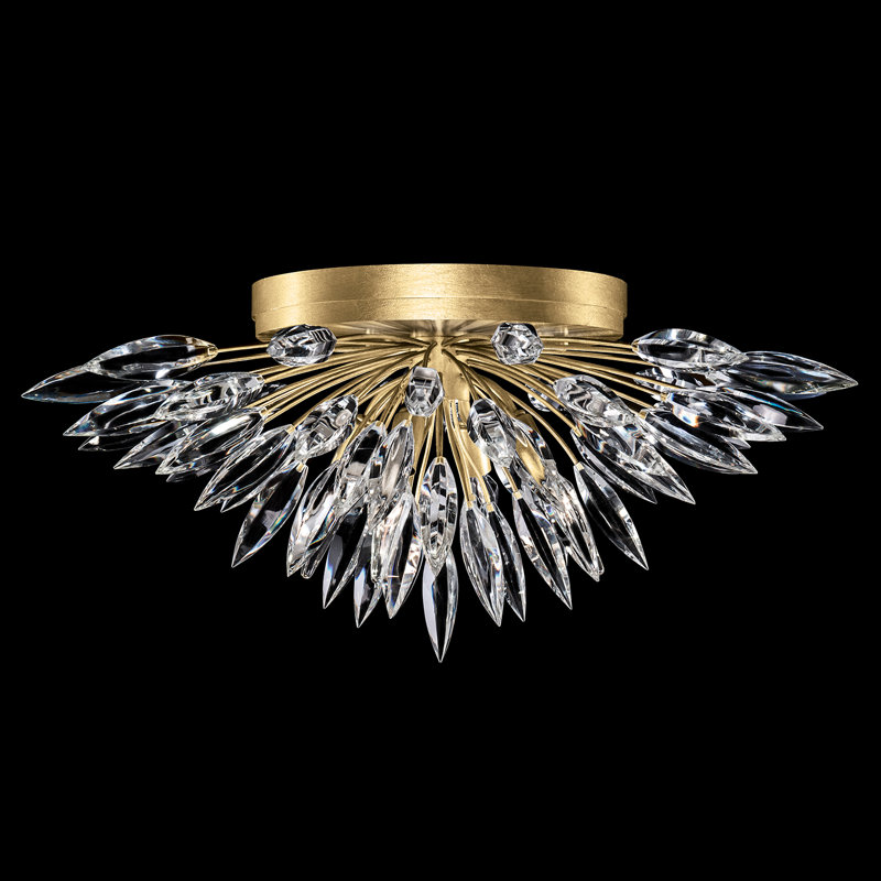 Lily Buds 4 - Light Flush Mount, Gold