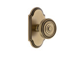 Grandeur Arc Plate Double Dummy with Soleil Door Knob