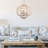 Marie-Lucie 4 - Light Dimmable Geometric Chandelier-2033818464